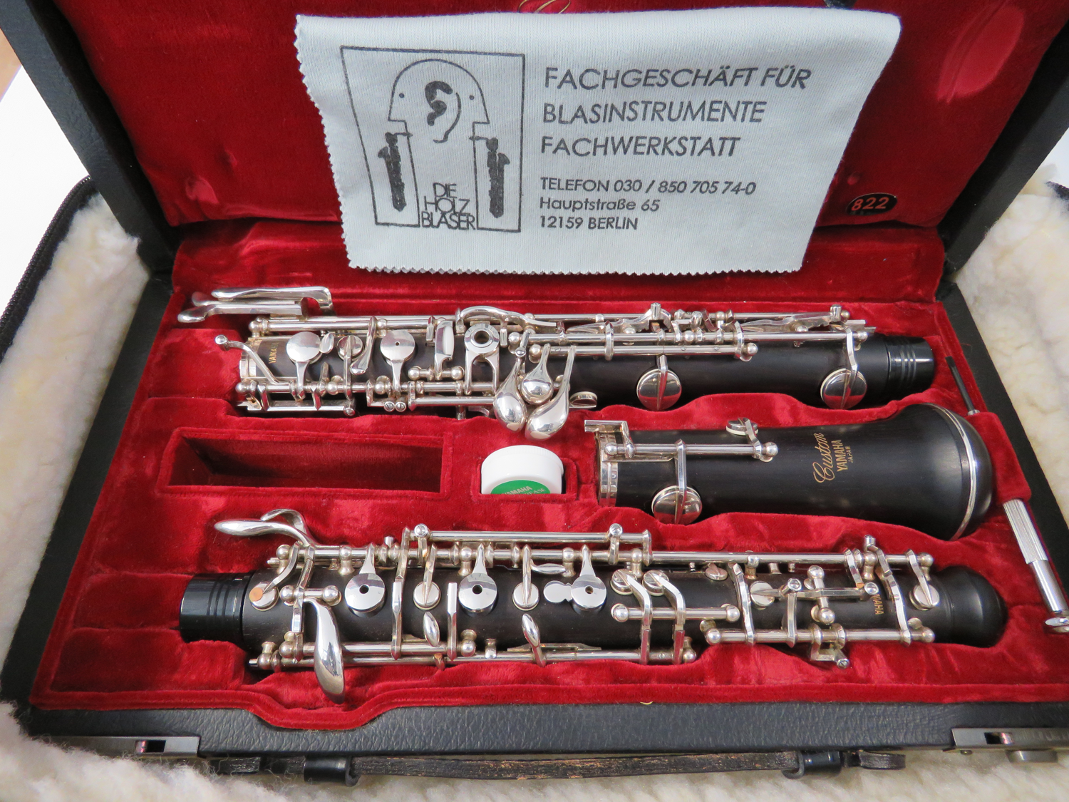 _OBOE YAMAHA YOB822 CUSTOM AUTO GEB Die Holzbläser